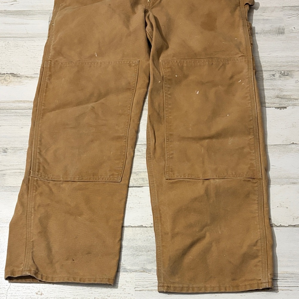Carhartt Tan Work Overalls coveralls - Picture 2 of 12